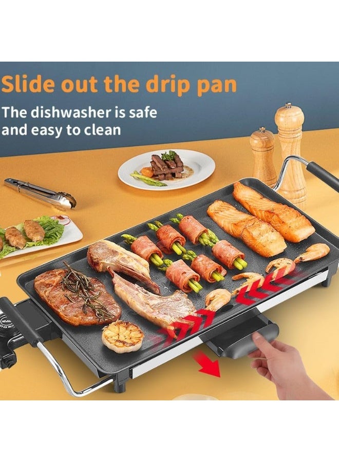 DSP Electric Grill  2000W  with Cast Aluminum Hot Plate Non-Stick Coating - Image 4